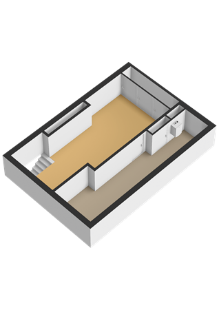 Floorplan - Schiedamseweg 226D, 3025 AN Rotterdam